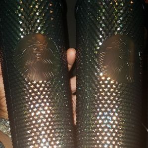 Starbucks black unicorn studded tumbler